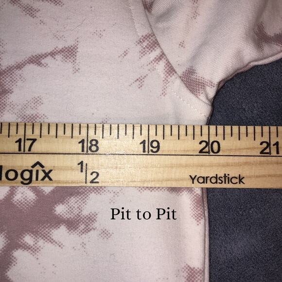 Varley Romero Sweatshirt Tan Tie Dye Collared Half Zip Pullover Size S NWT - Picture 8 of 10